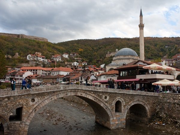 the old town of Prizren in Kosovo