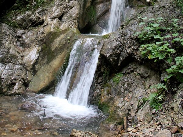waterfall in the rugova valley of kosovo